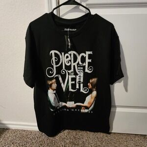 New Pierce The Veil Selfish Machines Band T Shirt Black Hot Topic Unisex Large
